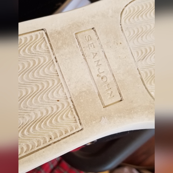 Sean John Hi Top Sneakers Black Red Size 9.5 - Picture 12 of 12